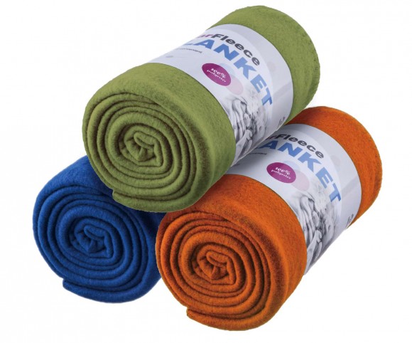 Polar Fleece Blanket In Solid Color