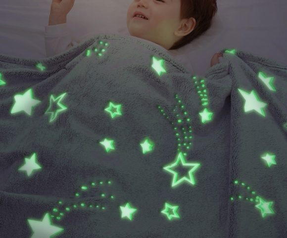 glow in the dark night blanket