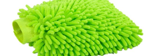 chenille microfiber car wash mitt